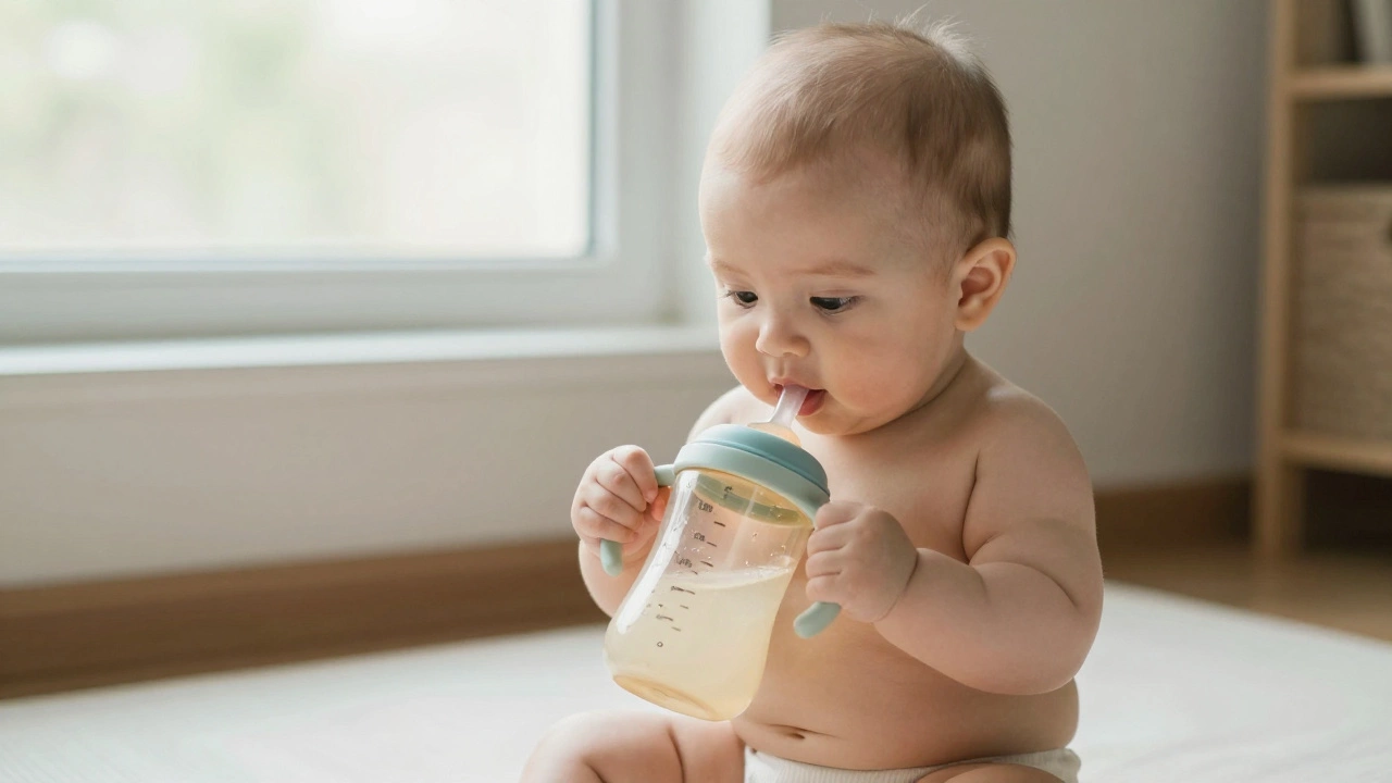 В каком возрасте ребенок сам пьет из кружки?